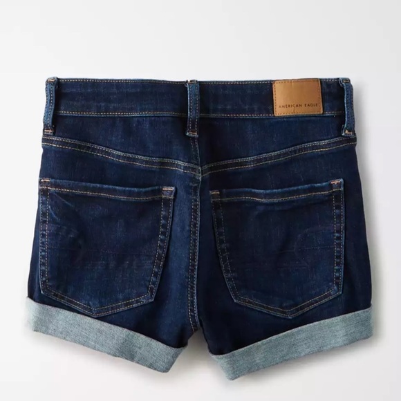 American Eagle Next Level Stretch Blue Jean Shorts - Picture 2 of 10